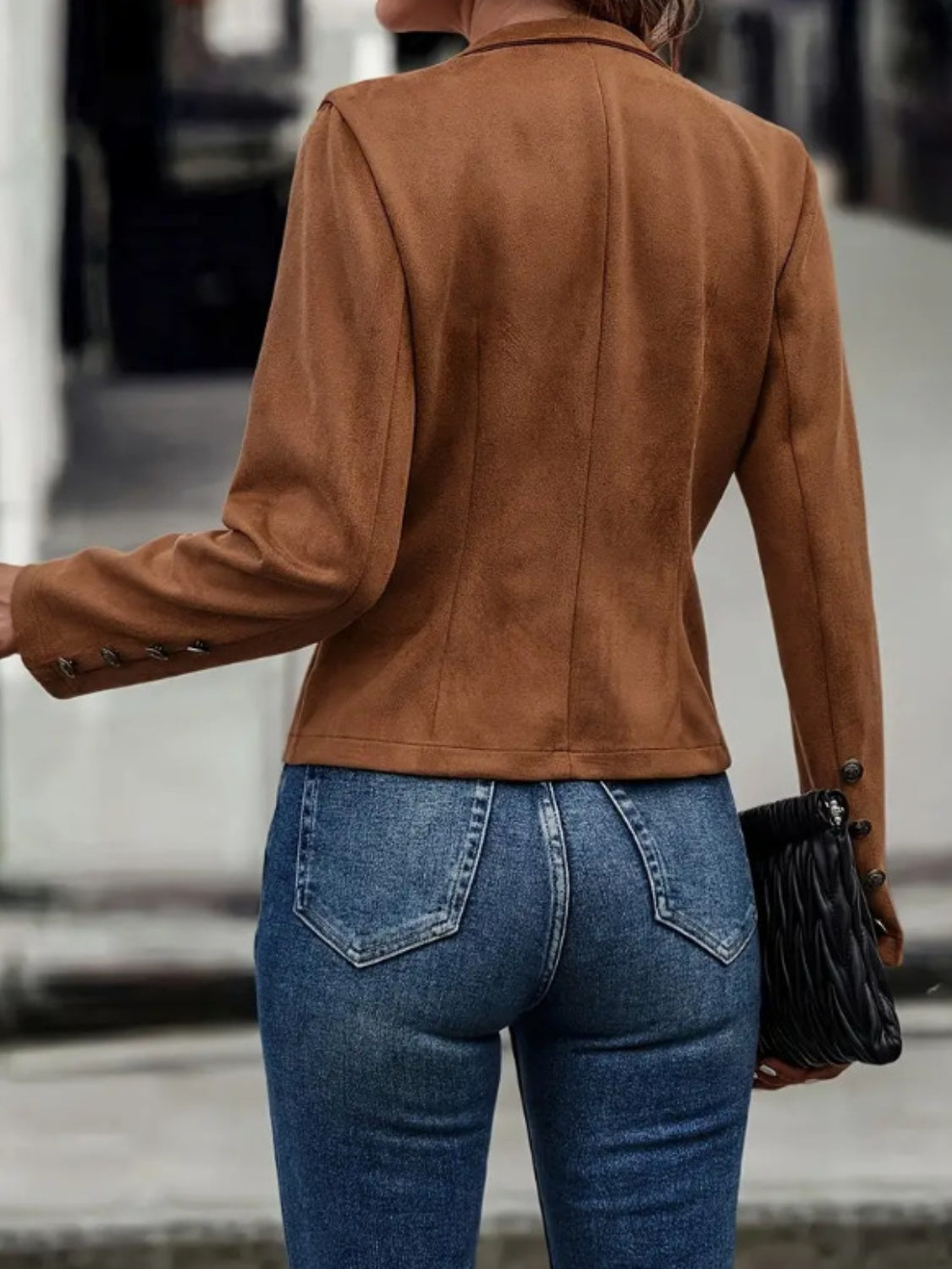 Decorative Button Open Front Long Sleeve Jacket // Honeypot: New + Vintage High Quality Western Wear