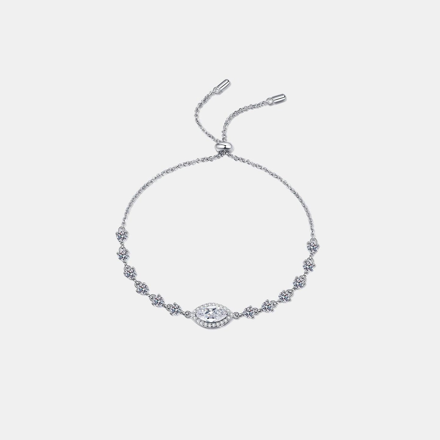1 Carat Moissanite 925 Sterling Silver Bracelet // Honeypot: New + Vintage High Quality Western Wear