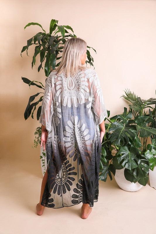 Ombre Bohemian Lace Kimono // Honeypot: New + Vintage High Quality Western Wear