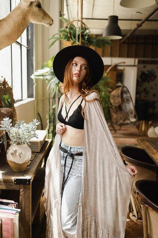 Paisley Tapestry Free Flow Kimono // Honeypot: New + Vintage High Quality Western Wear