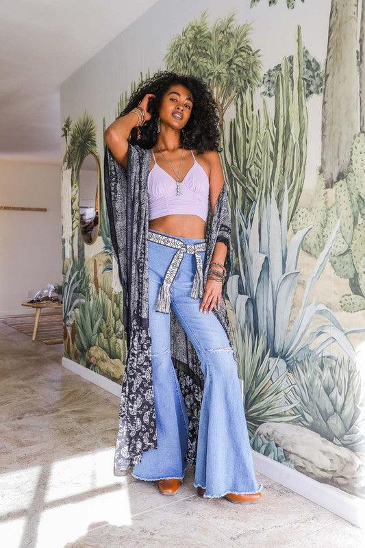 Paisley Tapestry Free Flow Kimono // Honeypot: New + Vintage High Quality Western Wear