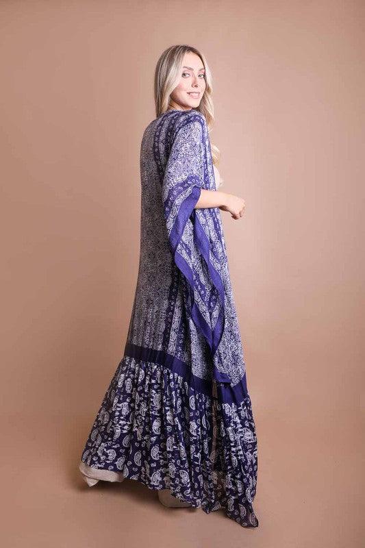 Paisley Tapestry Free Flow Kimono // Honeypot: New + Vintage High Quality Western Wear