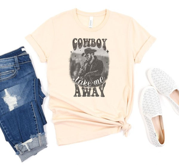 Cowboy Take Me Away Rip Wheeler Tee // Honeypot: New + Vintage High Quality Western Wear