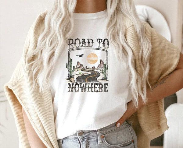 Road to Nowhere Softstyle Tee // Honeypot: New + Vintage High Quality Western Wear