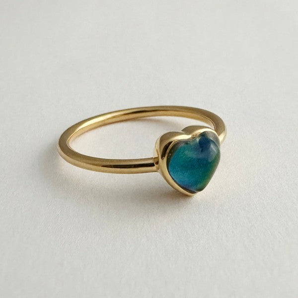 Mini Heart Mood Ring // Honeypot: New + Vintage High Quality Western Wear
