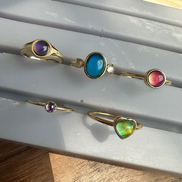 Mini Heart Mood Ring // Honeypot: New + Vintage High Quality Western Wear