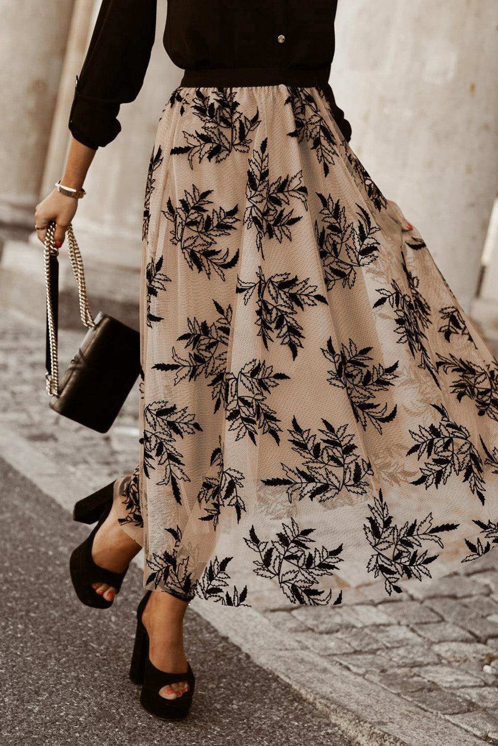 Embroidered High Waist Maxi Skirt // Honeypot: New + Vintage High Quality Western Wear