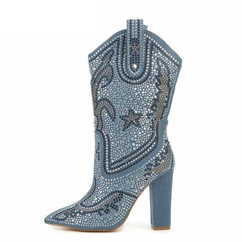 Cowgirl Chic Rhinestone Boots // Honeypot: New + Vintage High Quality Western Wear