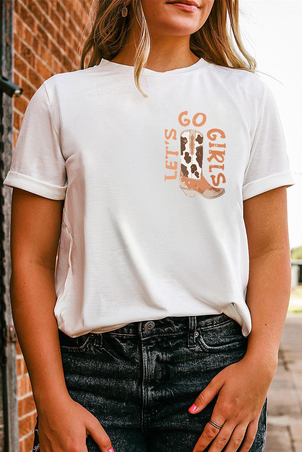 "Let's Go Girls" Graphic Tee // Honeypot: New + Vintage High Quality Western Wear