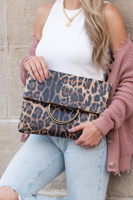 Fold-over Slouchy Clutch // Honeypot: New + Vintage High Quality Western Wear