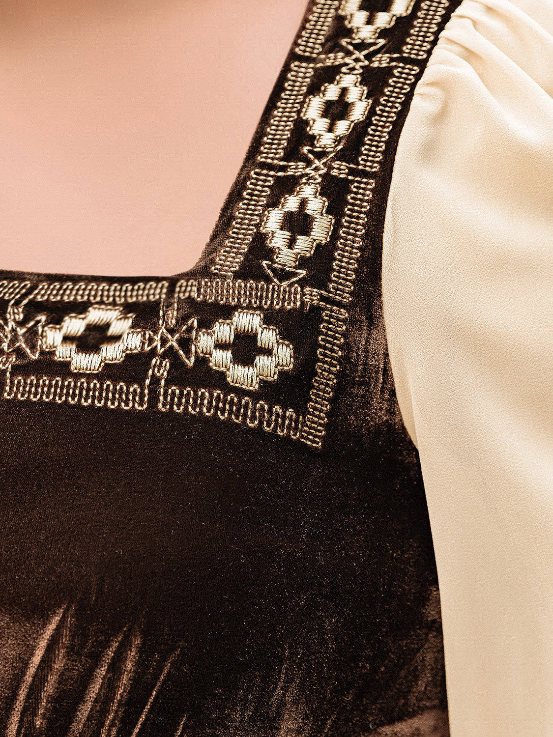 Plus Size Embroidered Square Neck Dress // Honeypot: New + Vintage High Quality Western Wear
