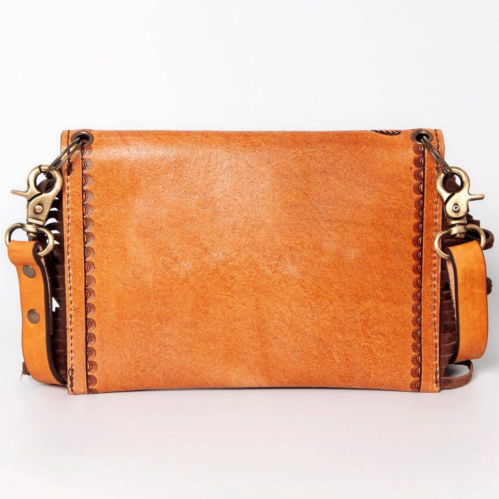 Tooled Sunflower Clutch/Crossbody // American Darling // Honeypot: New + Vintage High Quality Western Wear