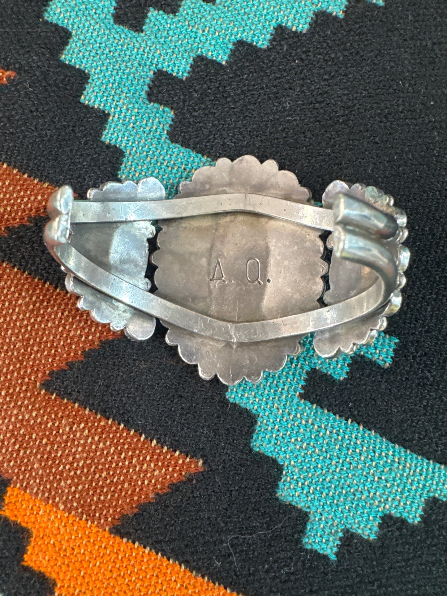 Stunning Zuni Turquoise Cuff by Alice Quam