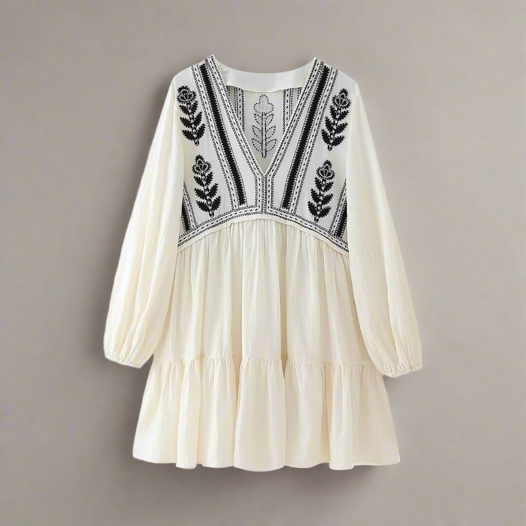 Embroidered Boho Dress // Honeypot: New + Vintage High Quality Western Wear