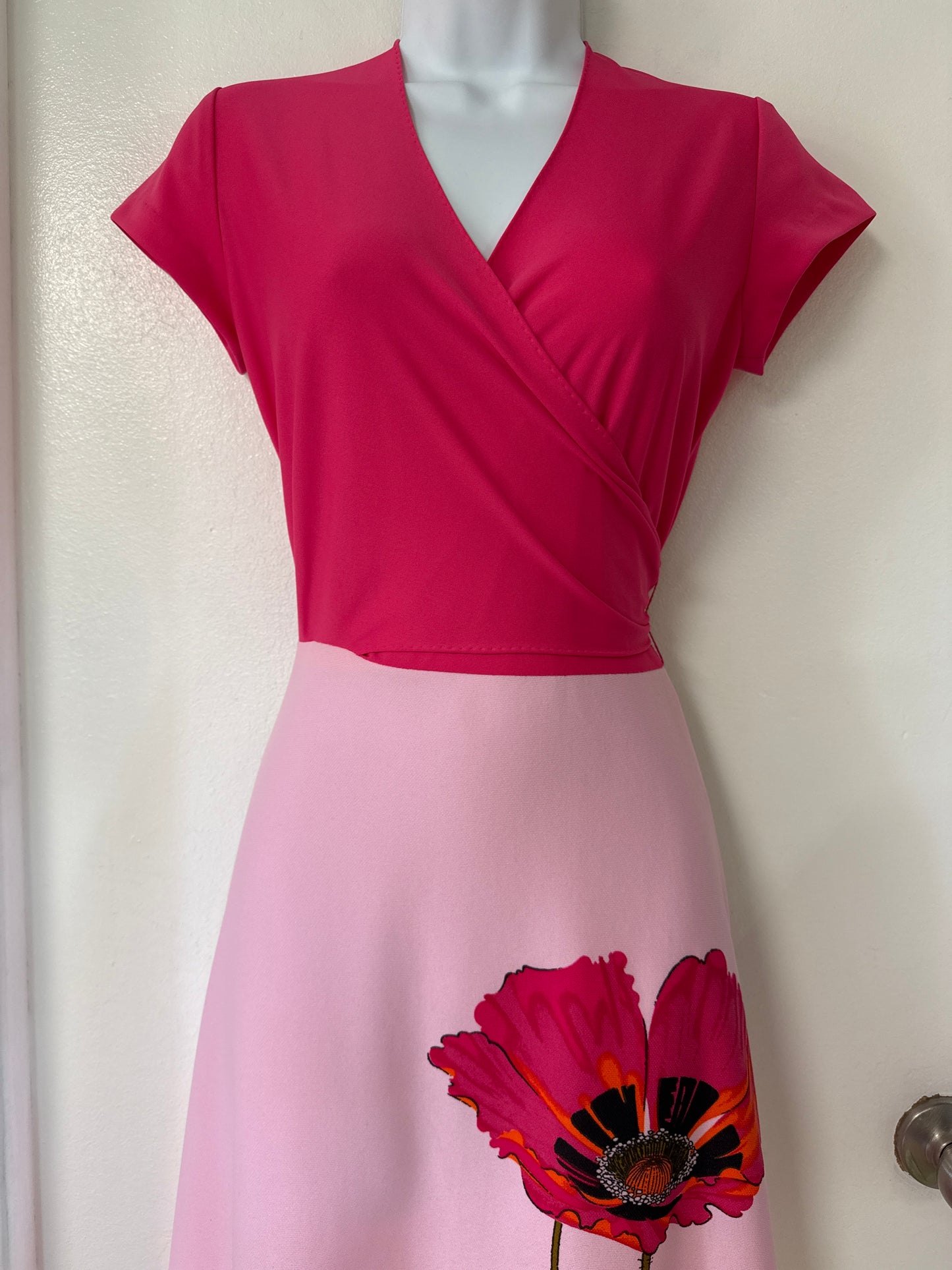70's Floral Wrap Dress // Alfred Shaheen, 6