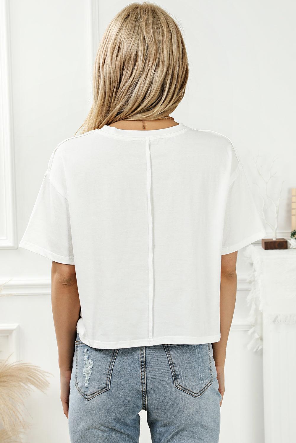 IN DOLLY WE TRUST Round Neck T-Shirt // Honeypot: New + Vintage High Quality Western Wear