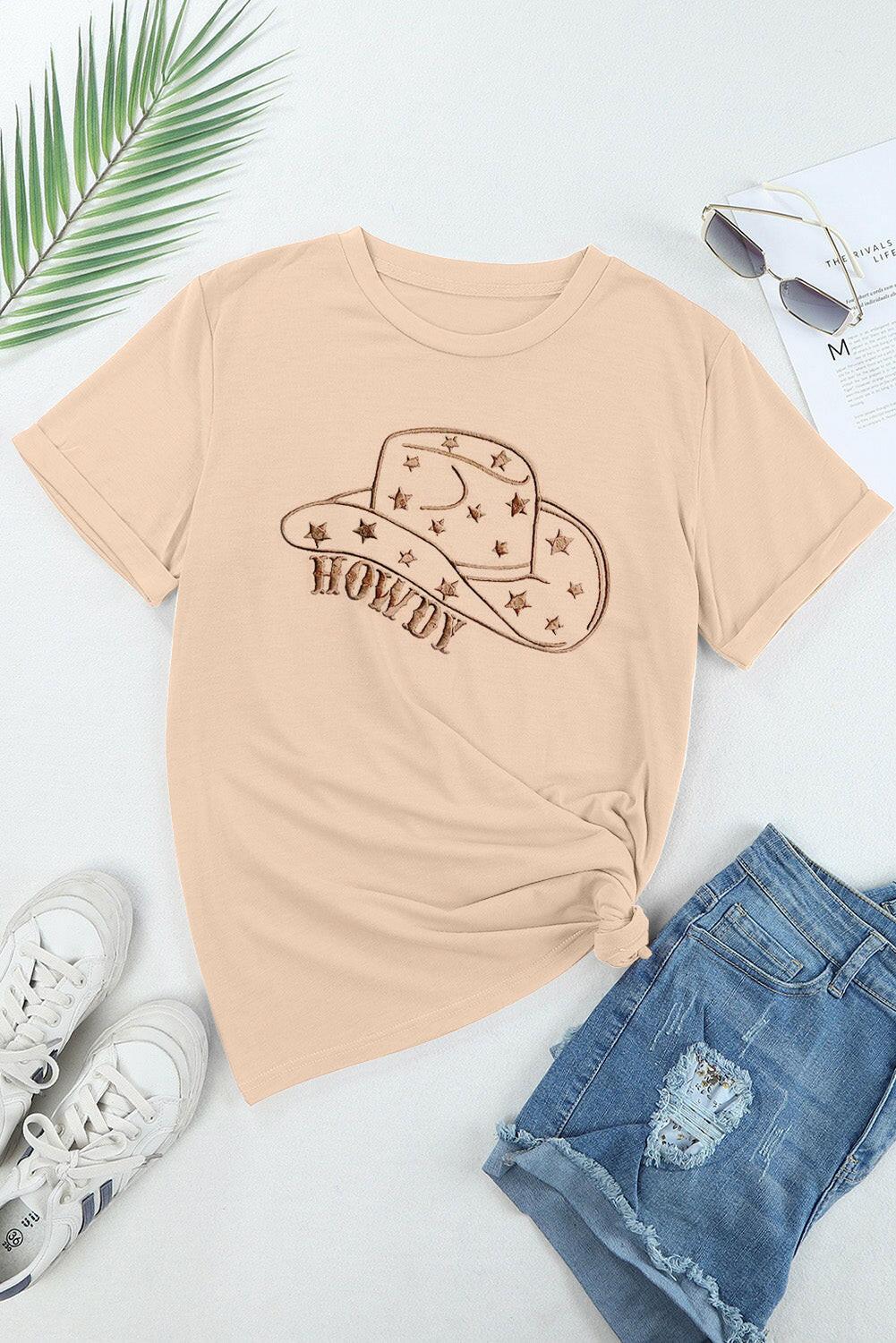 Howdy Crew Neck Graphic Tee // Honeypot: New + Vintage High Quality Western Wear
