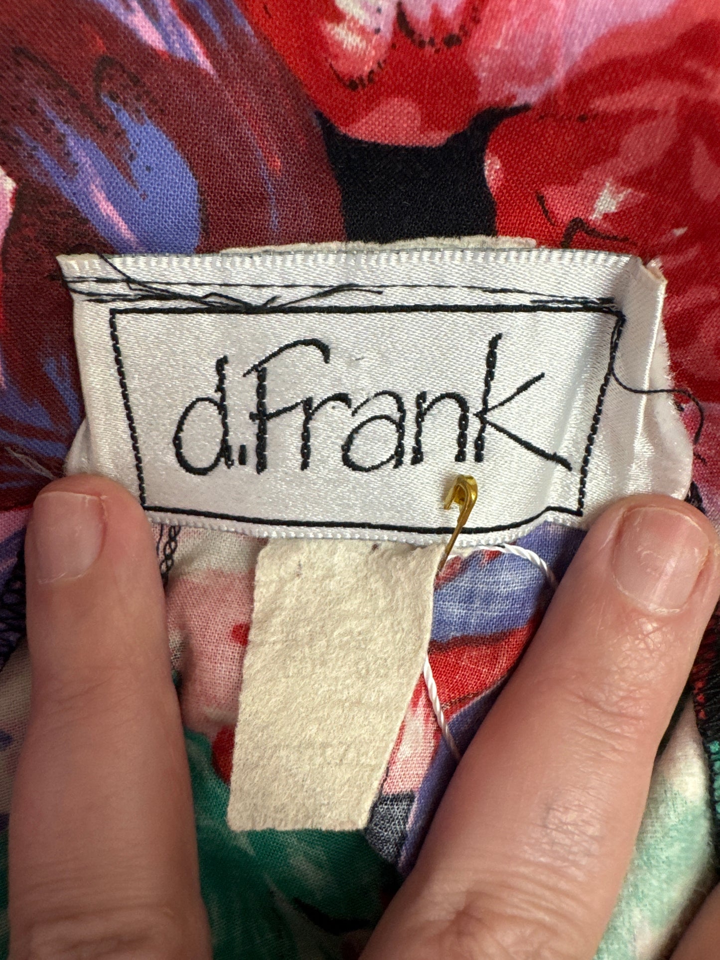 80's Belted Floral Dress // D. Frank, 8/10