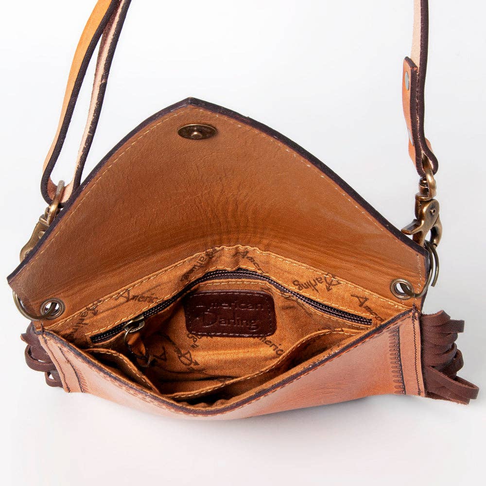 Tooled Sunflower Clutch/Crossbody // American Darling // Honeypot: New + Vintage High Quality Western Wear