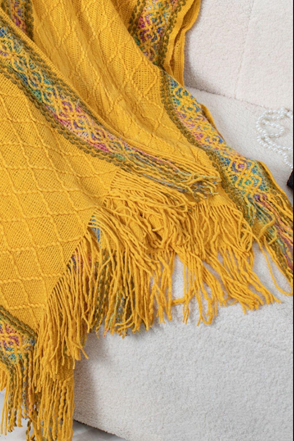 Fringe Half Sleeve Hooded Poncho // Honeypot: New + Vintage High Quality Western Wear