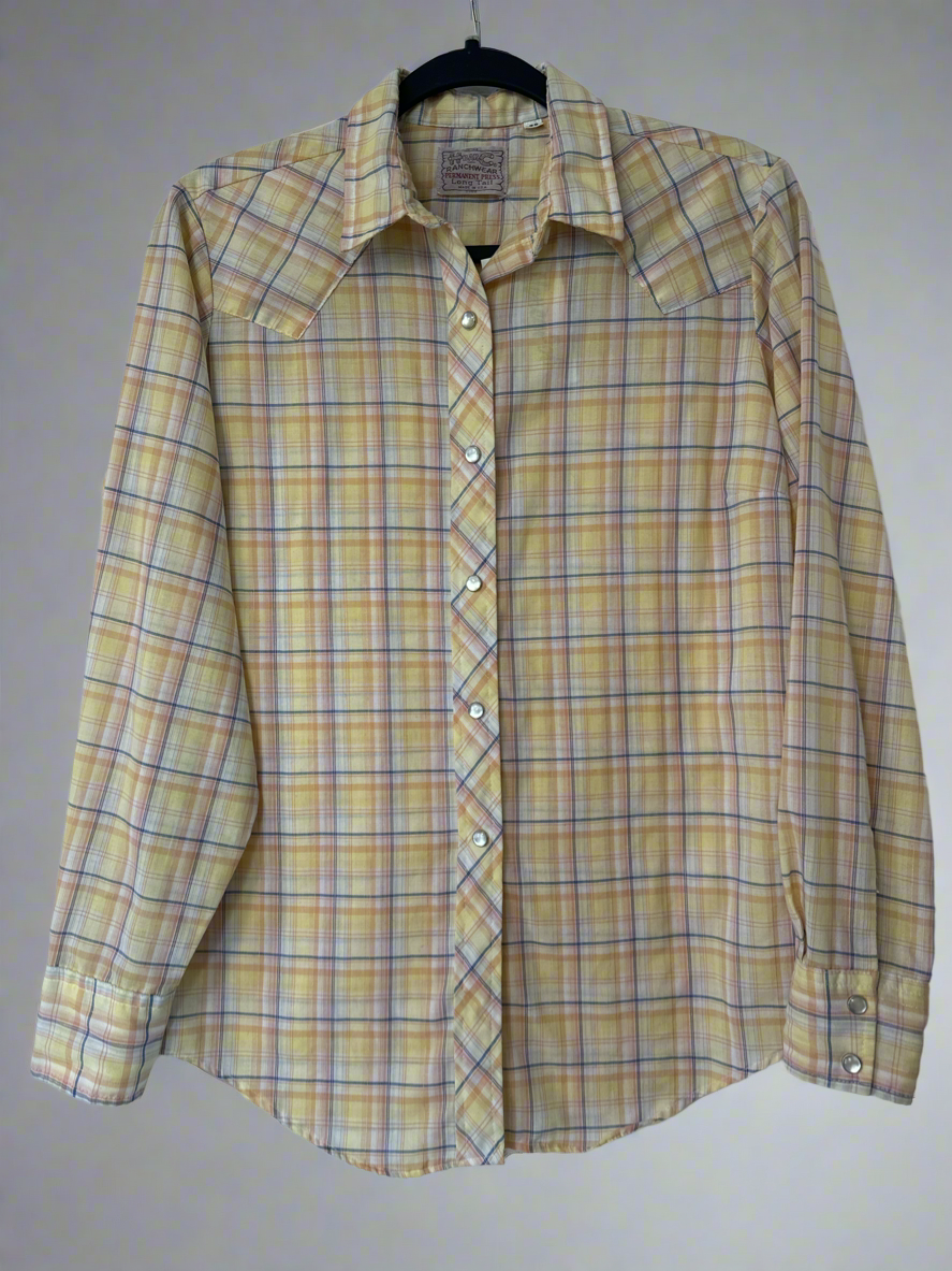 50's Vintage Pearl Snap // H Bar C // Honeypot: New + Vintage High Quality Western Wear