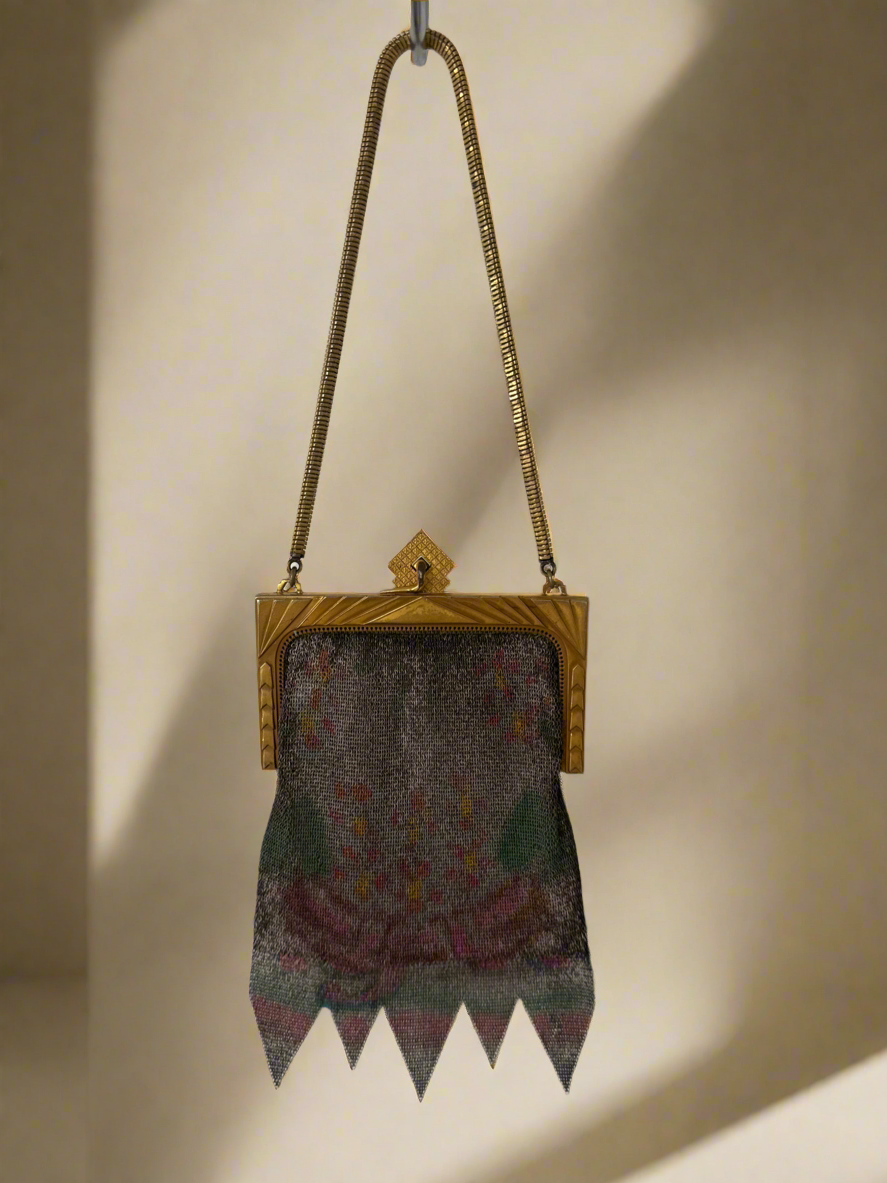 20s Art Deco Evening Bag // Whiting & Davis