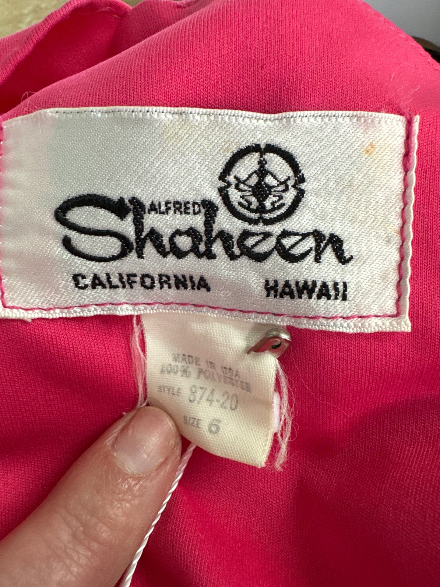70's Floral Wrap Dress // Alfred Shaheen, 6