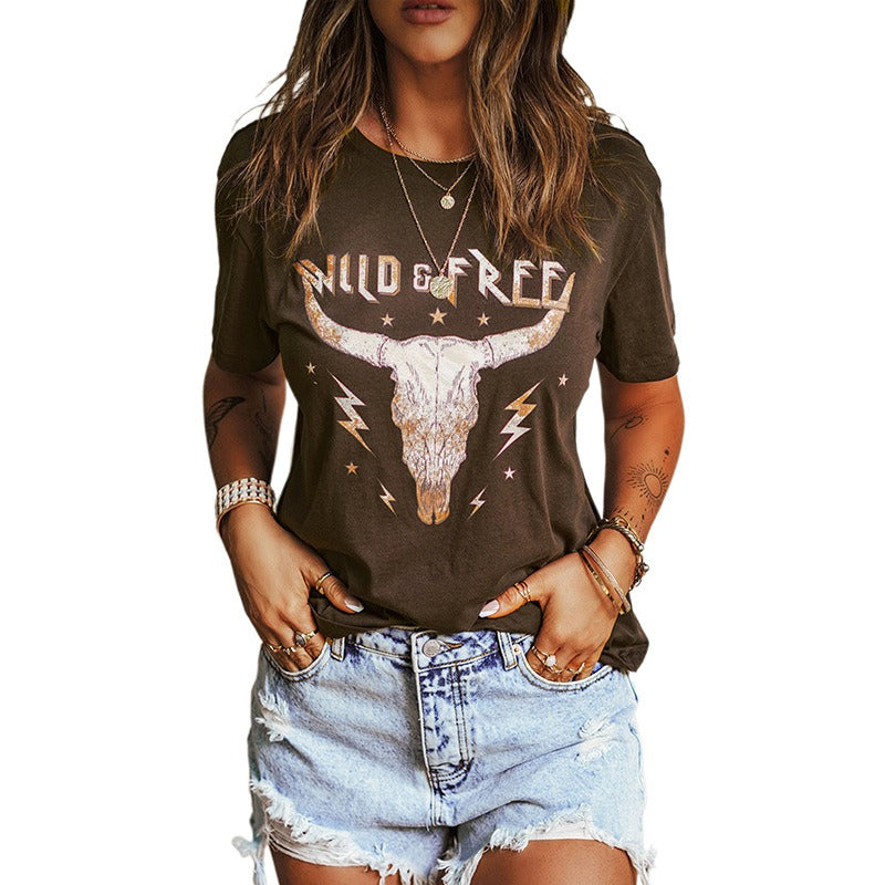 Wild + Free Graphic Tee // Honeypot: New + Vintage High Quality Western Wear