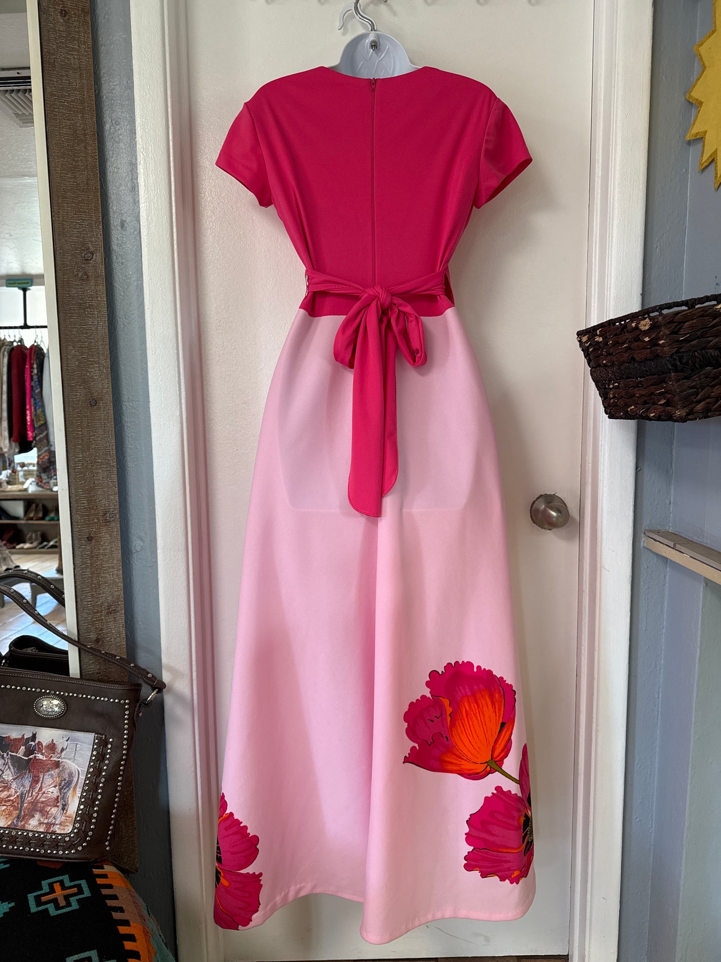 70's Floral Wrap Dress // Alfred Shaheen, 6