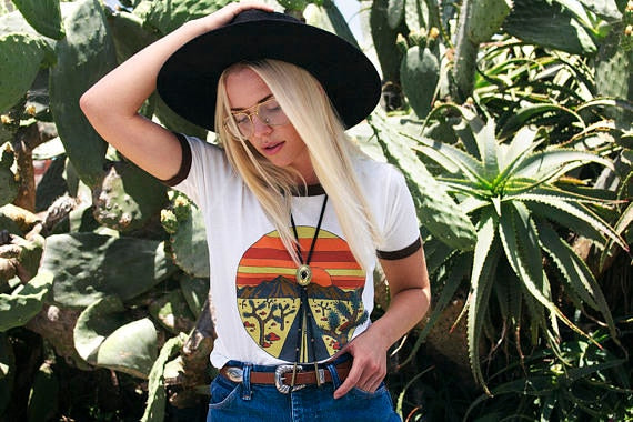 Joshua Tree Graphic Tee // Honeypot: New + Vintage High Quality Western Wear