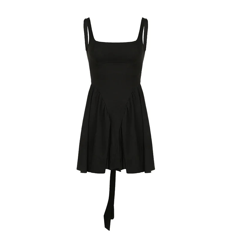 Corset Style Square Neck Minidress
