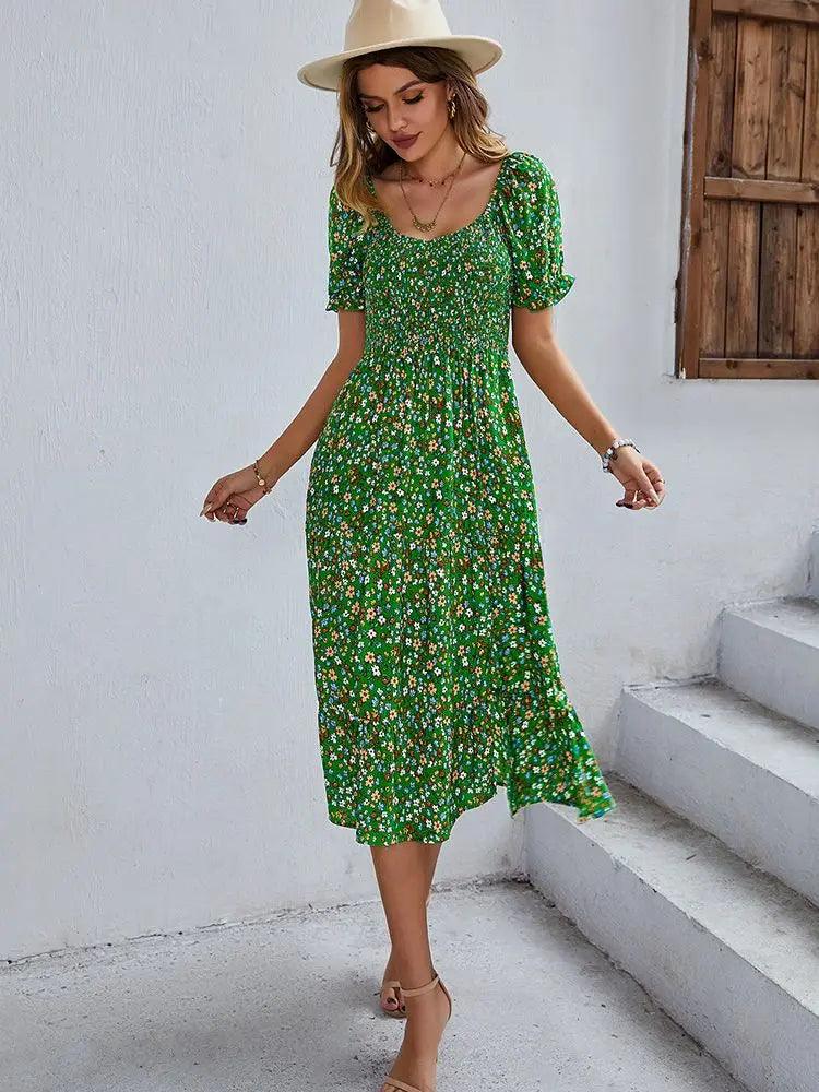 Floral Print Midi Sundress // Honeypot: New + Vintage High Quality Western Wear