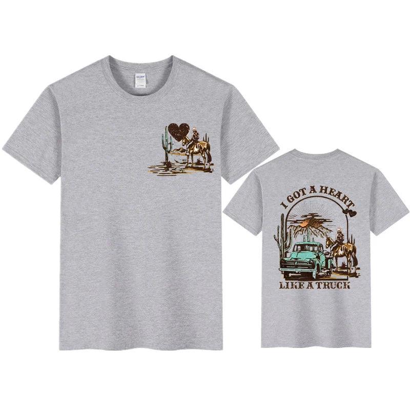 Heart Like A Truck Lainey Wilson Graphic Tee // Honeypot: New + Vintage High Quality Western Wear