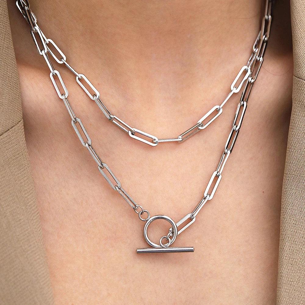 Paperclip Link Boutique Necklace // Honeypot: New + Vintage High Quality Western Wear