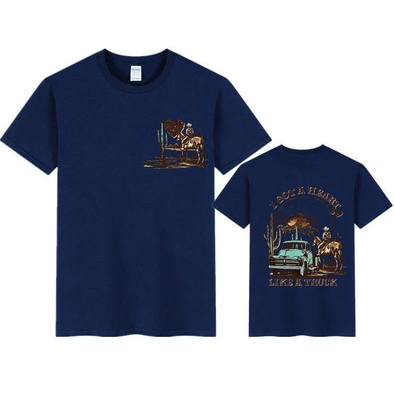 Heart Like A Truck Lainey Wilson Graphic Tee // Honeypot: New + Vintage High Quality Western Wear