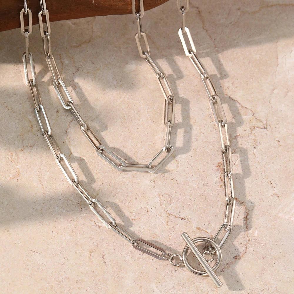 Paperclip Link Boutique Necklace // Honeypot: New + Vintage High Quality Western Wear