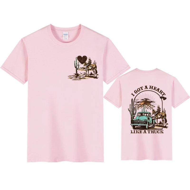 Heart Like A Truck Lainey Wilson Graphic Tee // Honeypot: New + Vintage High Quality Western Wear