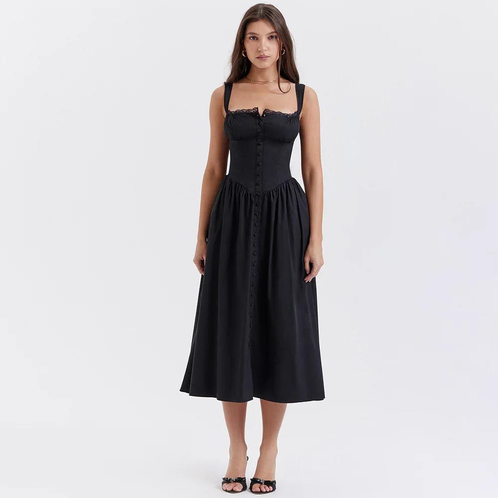 Corset Style Square Neckline Sundress // Honeypot: New + Vintage High Quality Western Wear