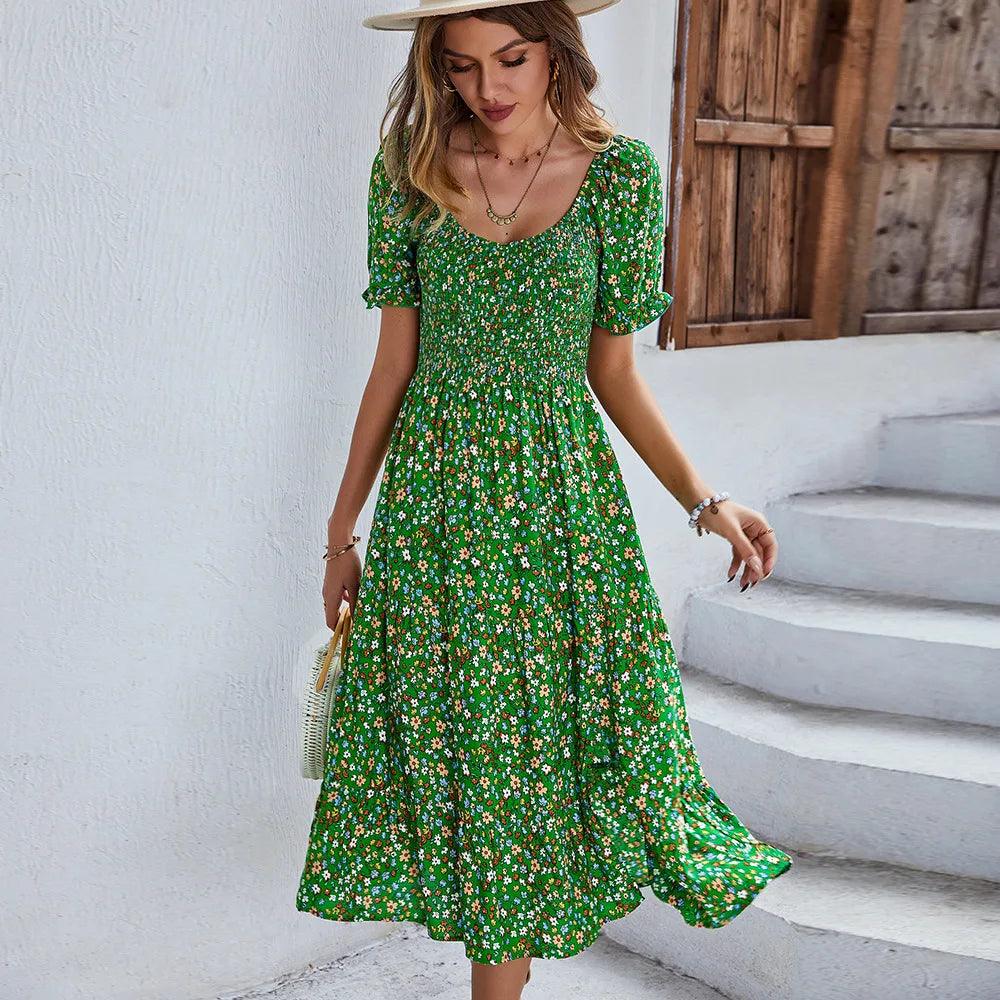 Floral Print Midi Sundress // Honeypot: New + Vintage High Quality Western Wear