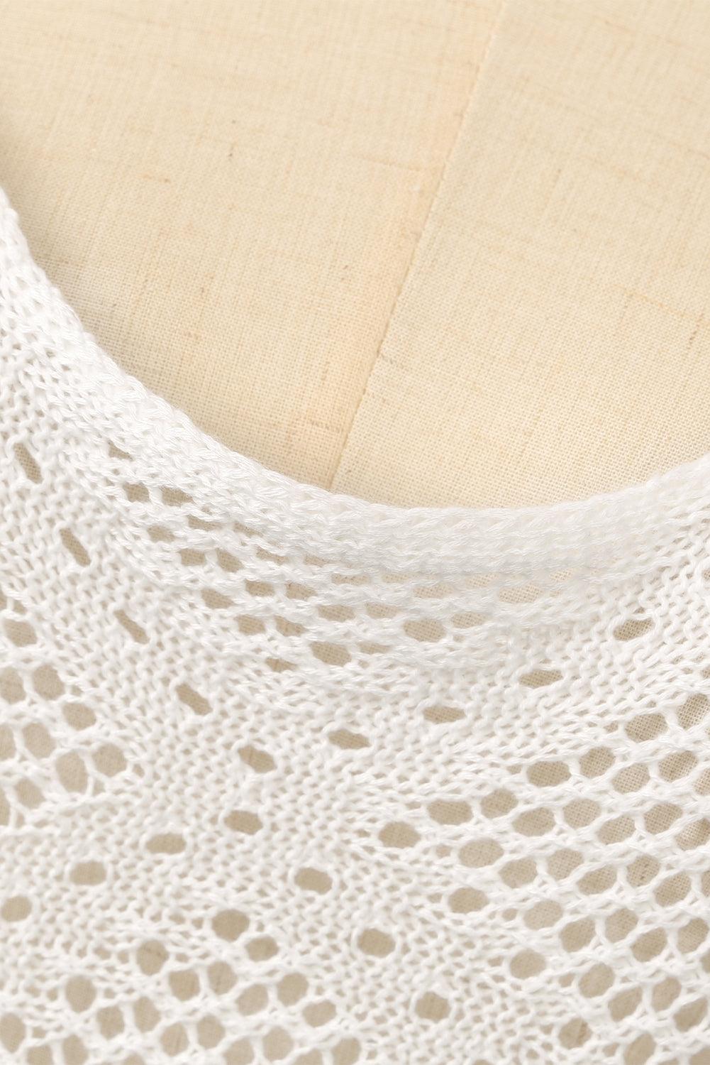 Tassel Openwork Spaghetti Strap Cover Up Dress // Honeypot: New + Vintage High Quality Western Wear