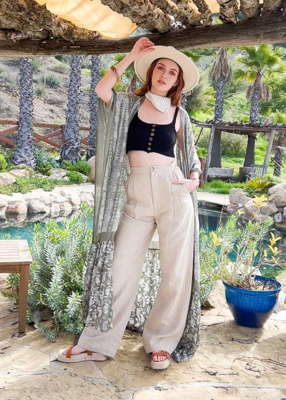 Paisley Tapestry Free Flow Kimono // Honeypot: New + Vintage High Quality Western Wear