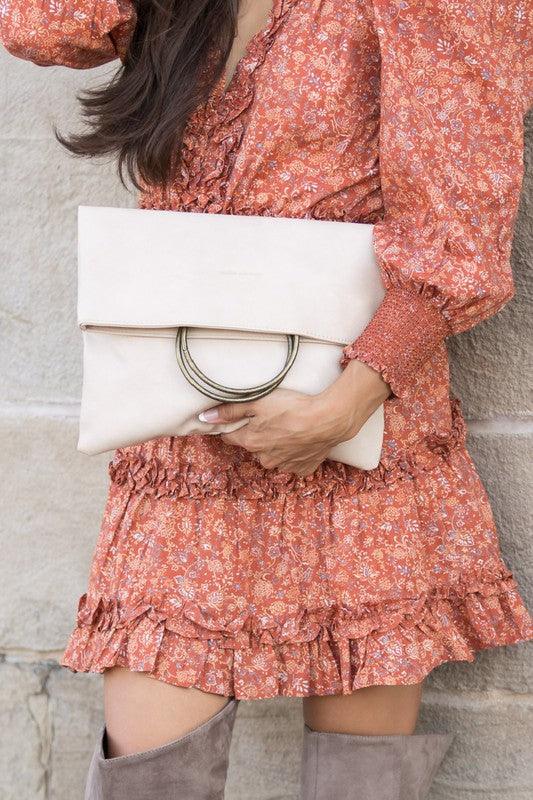 Fold-over Slouchy Clutch // Honeypot: New + Vintage High Quality Western Wear