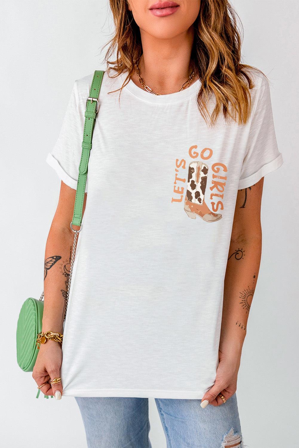 "Let's Go Girls" Graphic Tee // Honeypot: New + Vintage High Quality Western Wear