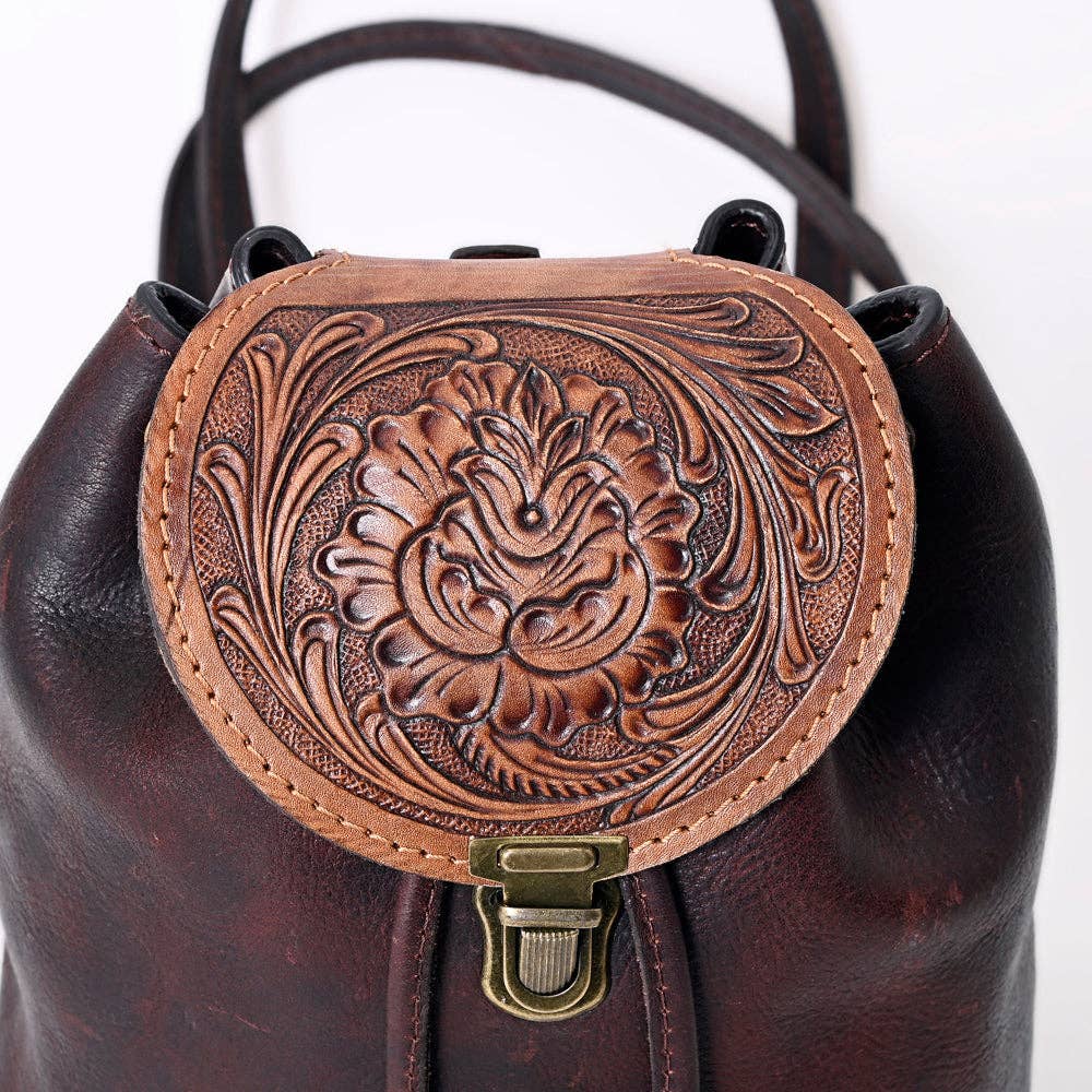 LC-ADBGZ746 Backpack Genuine Western Leather Women Bag
