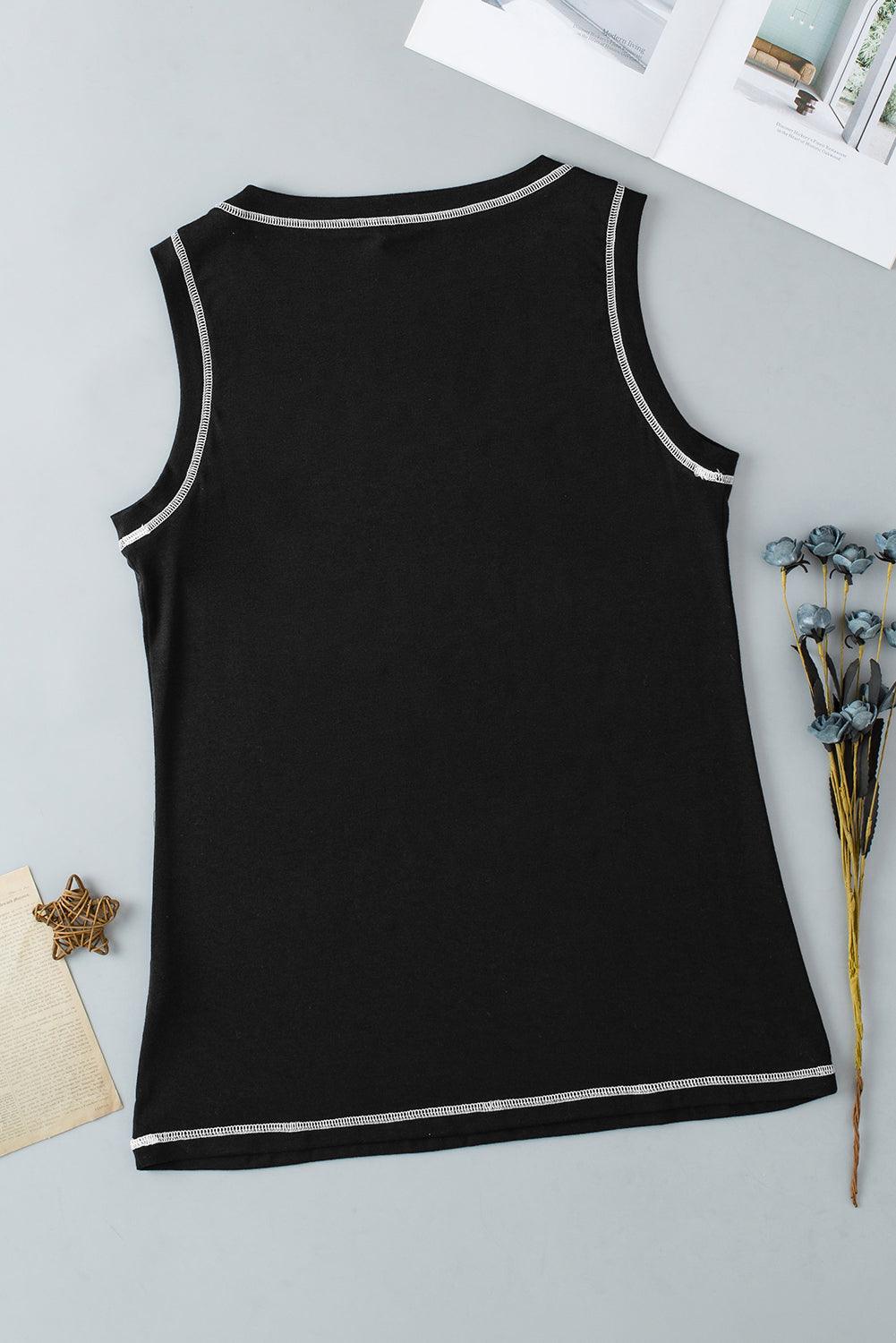 Graphic Round Neck Tank // Honeypot: New + Vintage High Quality Western Wear