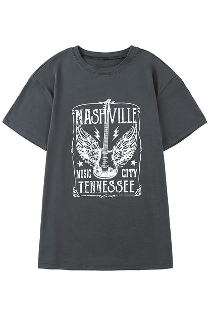 Nashville Graphic Oversized Tee - Honeypot