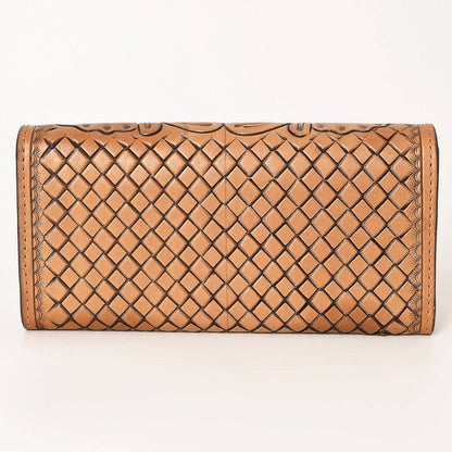 Tooled Leather Organizer Wallet // Ohlay - Honeypot