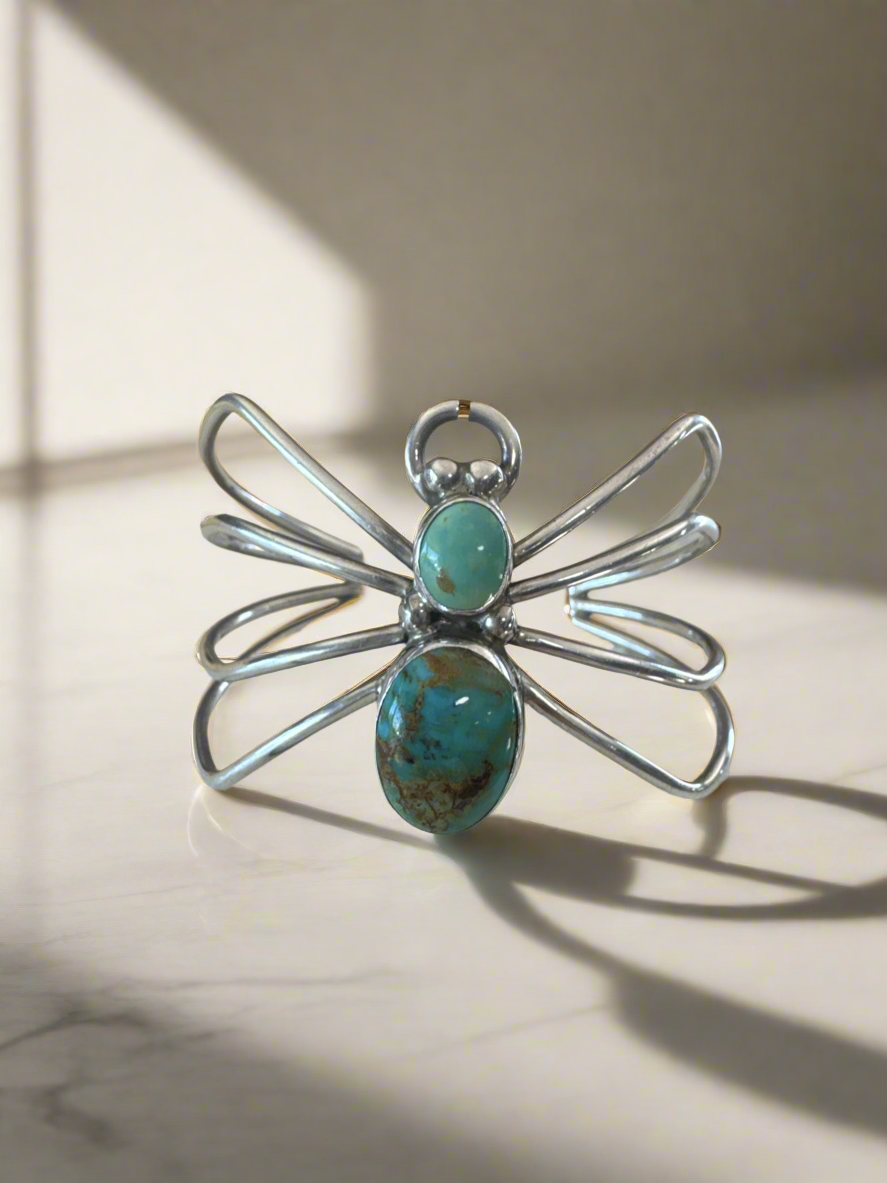 Royston Turquoise Spider Cuff