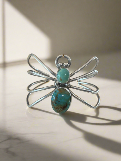 Royston Turquoise Spider Cuff