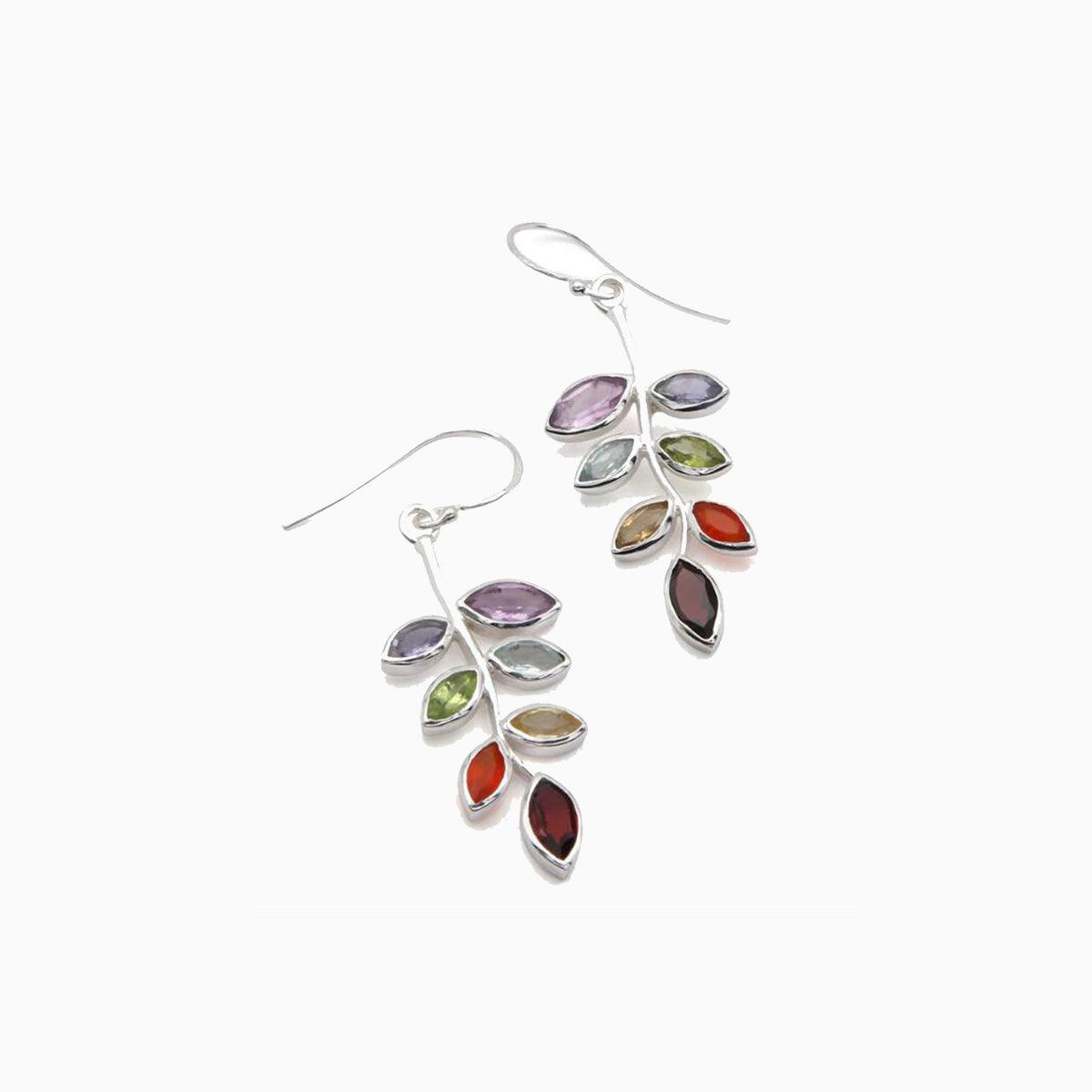 Leaf Shape Alloy Earrings - Honeypot